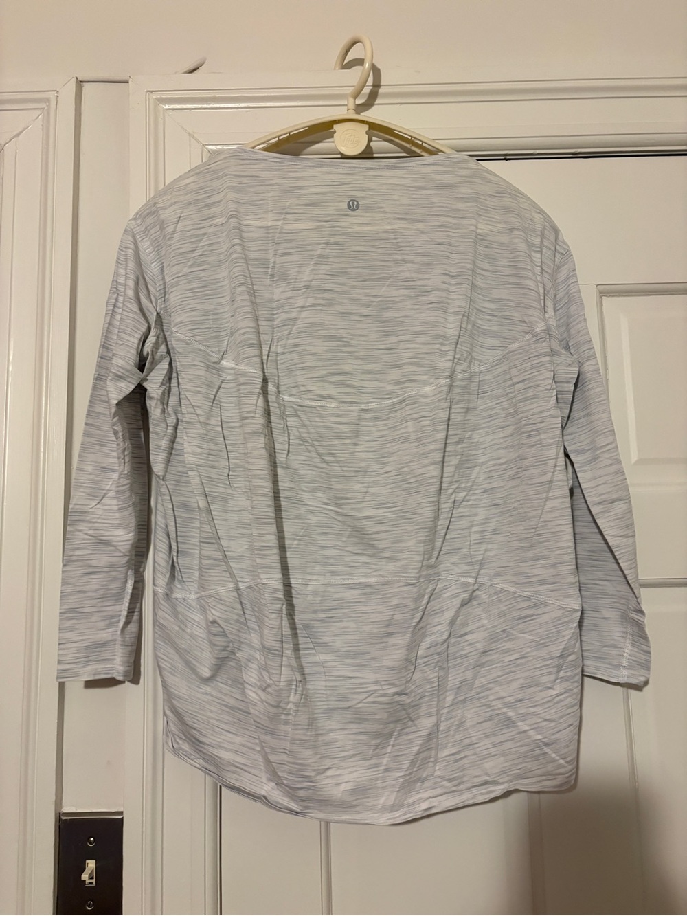 Light Heathered Long Sleeve Top - Back In Action - Picture 2 of 2